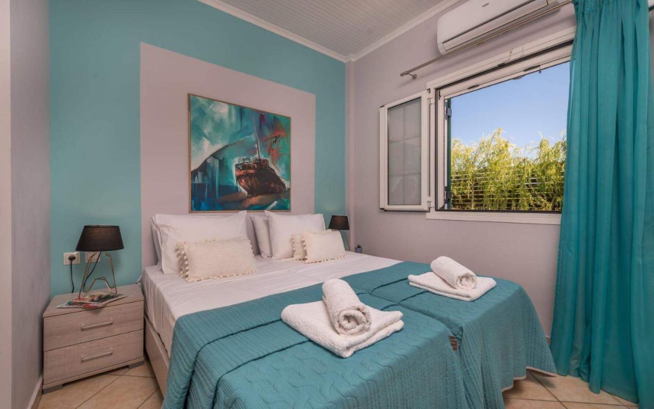 Madini Luxury Villa With Private Heated Pool Vanato Bagian luar foto